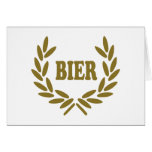 Bier Greeting Card