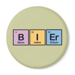 Bier made of Elements magnets