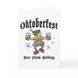 Bier Stein Holding Oktoberfest Gift cards