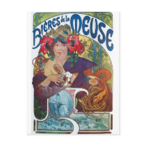 Bieres de la Meuse, Mucha Post Cards