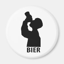 Biertrinker icon magnet
