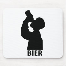 Biertrinker icon mousepads