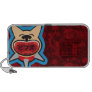 Biff Inu on Red Collage Travel Speakers