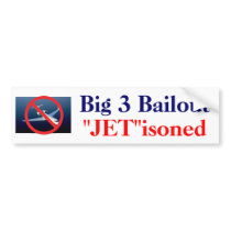 Big 3 - "Jet"isoned Bumper Stickers