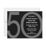 Big 5-0 Birthday Party Invitations