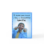 Big and Beautiful Smile card