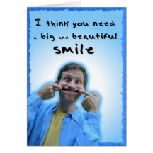 Big and Beautiful Smile card