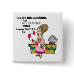 Big and Hard Naughty Christmas Button