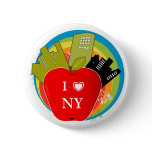 Big Apple - New York Pinback Button