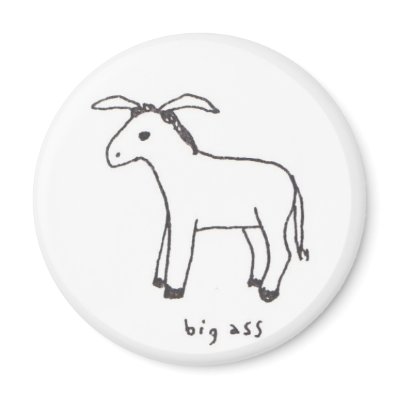 Big Ass magnet by MsMihalov