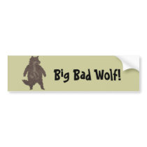 Big Bad Wolf Bumper Stickers