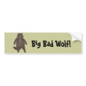 Big Bad Wolf bumper stickers