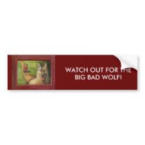 Big Bad Wolf Bumper Sticker