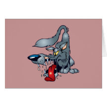 Big Bad Wolf Greeting Card