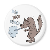 Big Bad Wolf Fridge Magnets