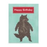 Big Bad Wolf Post Card