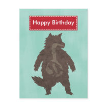 Big Bad Wolf Post Card