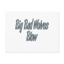 Big Bad Wolves Blow Postcards