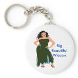 Big Beautiful Wiccan Keychain