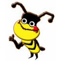 Big Bee cute cartoon t-shirt for girls