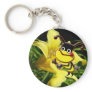 Big Bee Likes Pollen keychain