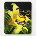 Big Bee Likes Pollen mousepad