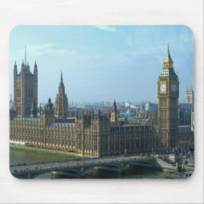 Big Ben and Houses of Parliament - London Mouse Pads by catchthenextwave