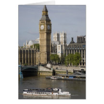 Big Ben and Thames River Greeting Card