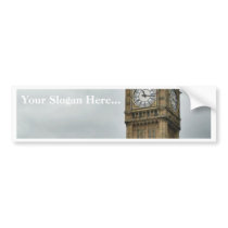 Big Ben And The Houses Of Parliament In London Bumper Sticker