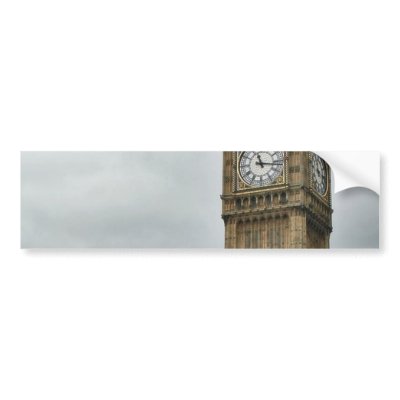 Big Ben And The Houses Of Parliament In London Bumper Sticker by lifesphere