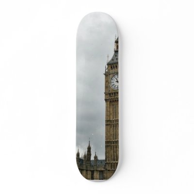 Big Ben And The Houses Of Parliament In London Skate Board Deck by lifesphere