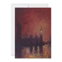 Big Ben At Night Invitation