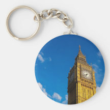 Big Ben Blue Sky Keychain