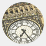 Big Ben Clockface Round Sticker