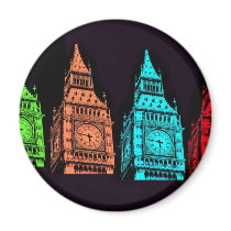 Big Ben Collage Refrigerator Magnets