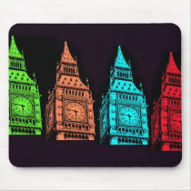 Big Ben Collage Mouse Pads