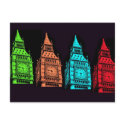 Big Ben Collage postcards