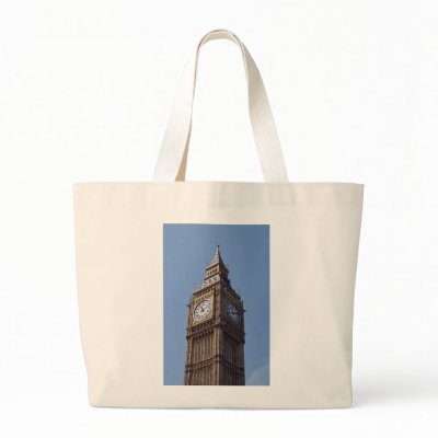 BIG BEN Jumbo Tote Bag by BlackTiePictures
