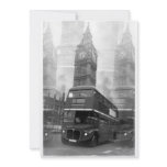 Big Ben & London Red Bus Invitation