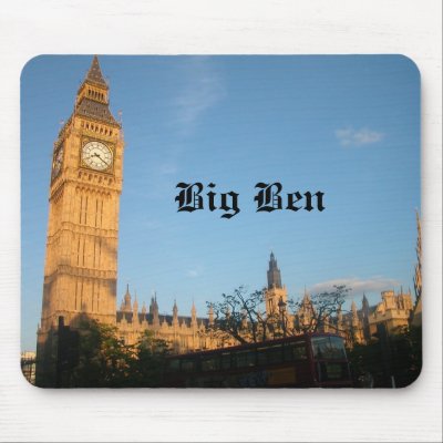 Big Ben Mouse Pad by RyanCFI