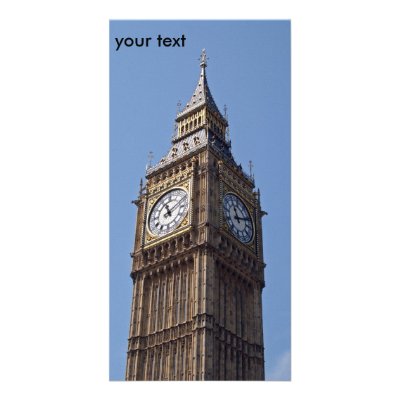 BIG BEN photo card by BlackTiePictures