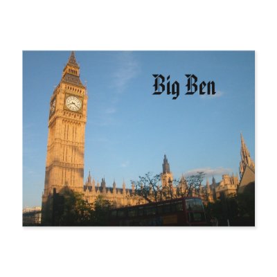 Big Ben Postcard by RyanCFI