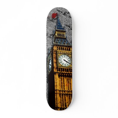 Big Ben Skate Deck by richdesigns2012