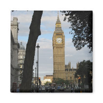 Big Ben Through the Tree Magnet