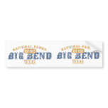 Big Bend National Park bumper stickers