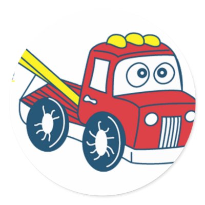 Big Bertha's Cartoon Tow Truck Sticker by Big_Berthas_Towing