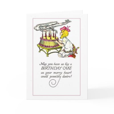 Big Birthday Cake - Card by dchaddad