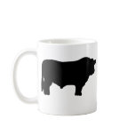 big black angus bull mugs