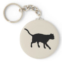 big black cat keychains