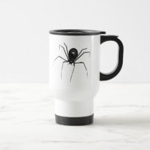 Big Black Creepy 3D Spider Coffee Mug